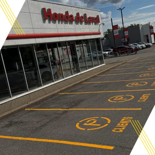 Marquage de stationnement